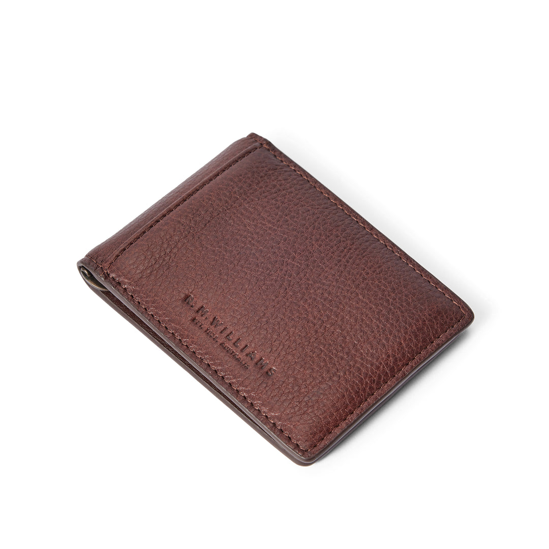 R M Williams Mens Farrier Bi Fold Clip Wallet