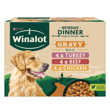 Winalot Perfect Portions Sunday Dinner Collection In Gravy 12x100g 12 x 100g