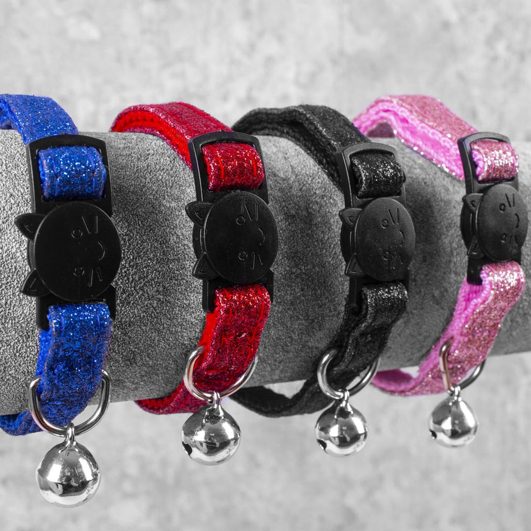 Smart Choice Glitter Cat Collar With Bell