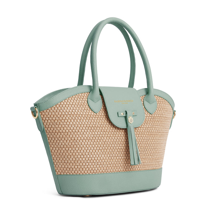 Fairfax & Favor Ladies Limited Edition Mint Windsor Basket Bag