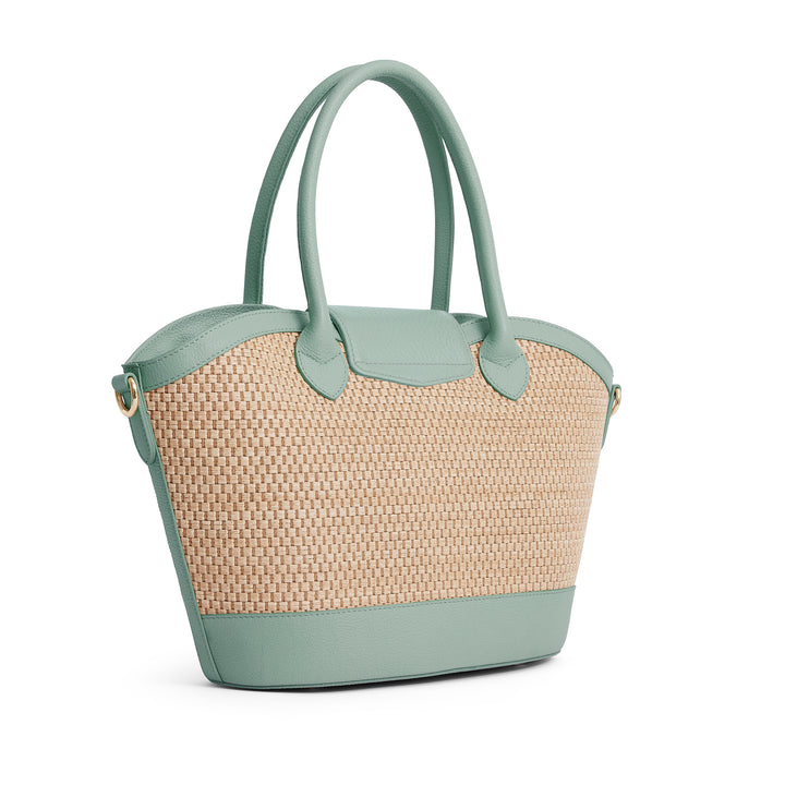 Fairfax & Favor Ladies Limited Edition Mint Windsor Basket Bag