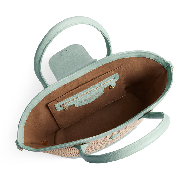 Fairfax & Favor Ladies Limited Edition Mint Windsor Basket Bag