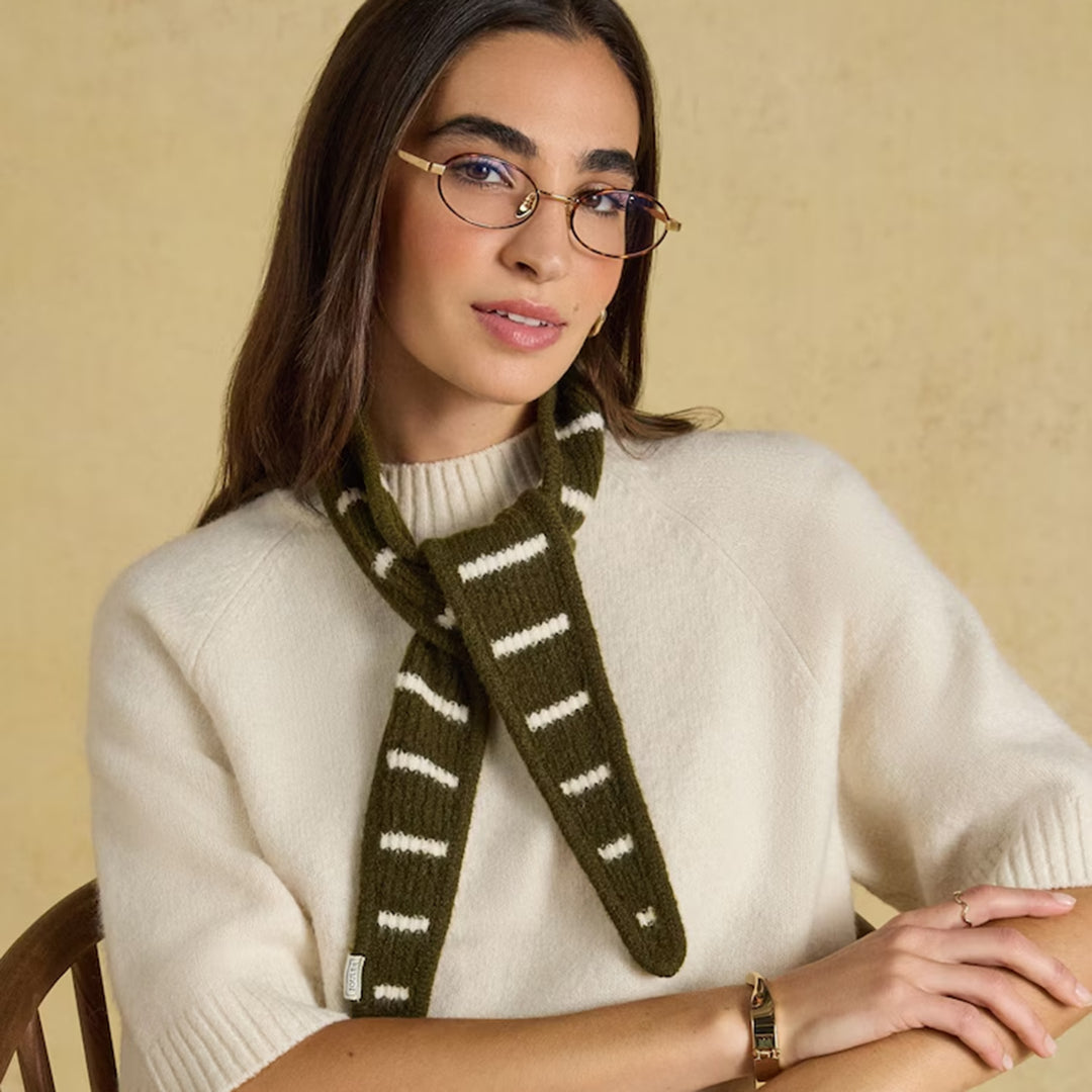 Joules Ladies Skinny Triangle Scarf