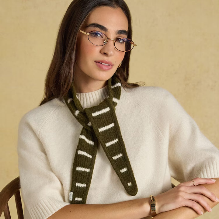 Joules Ladies Skinny Triangle Scarf