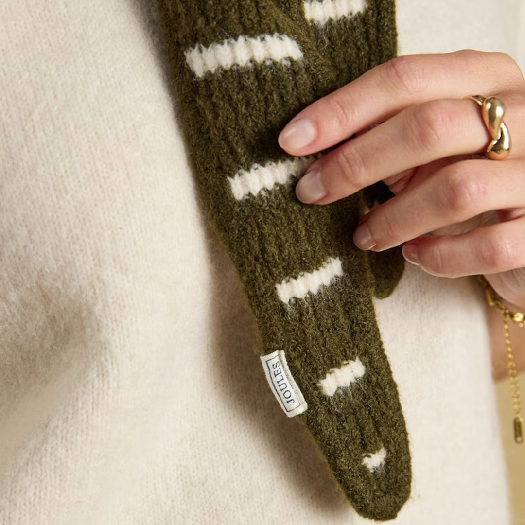 Joules Ladies Skinny Triangle Scarf