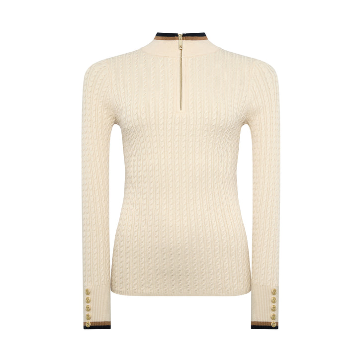 Holland Cooper Ladies Zoe Quarter Zip Knit