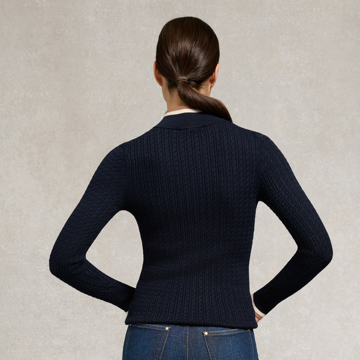 Holland Cooper Ladies Zoe Quarter Zip Knit