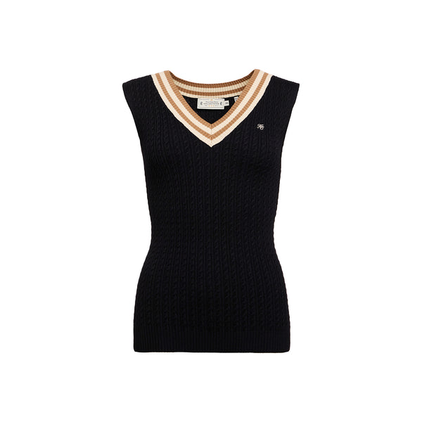 Holland Cooper Ladies Zoe Sleeveless Tank - Ink Navy | Millbry Hill