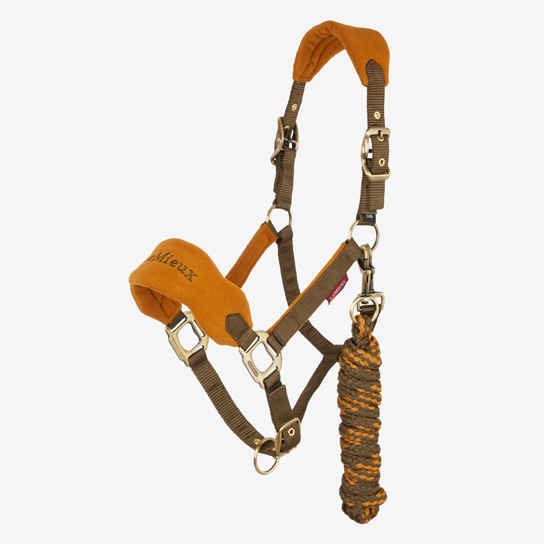 LeMieux Vogue Fleece Headcollar with Leadrope - Alpine