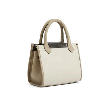 Fairfax & Favor Limited Edition Mini Windsor Handbag Neutral Tri-Colour Leather