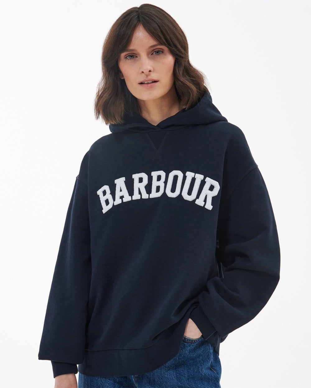 Barbour Ladies Northumberland Patch Hoodie