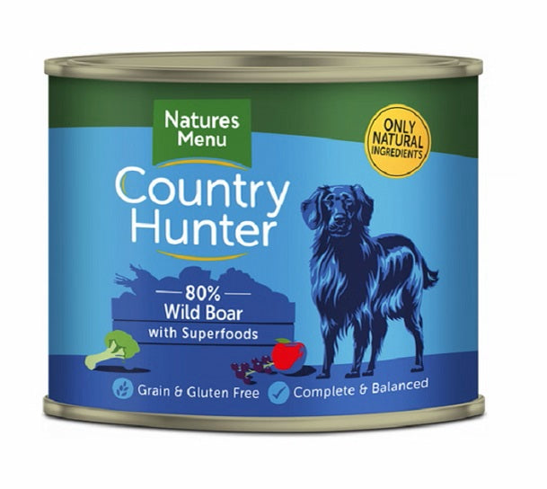Country Hunter Dog Tins Wild Boar