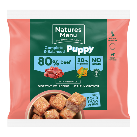 Natures Menu Nuggets 80/20 Puppy Beef 1kg 1kg