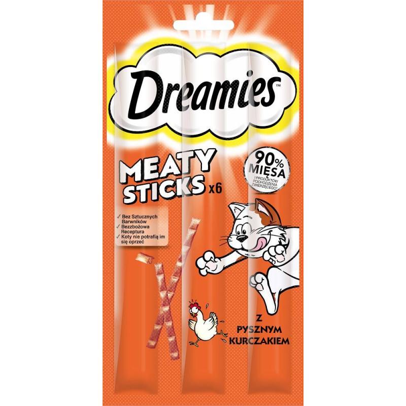 Dreamies Meaty Stick Chicken 6 Pack