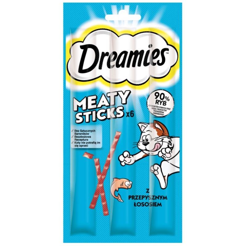 Dreamies Meaty Stick Salmon 6 Pack
