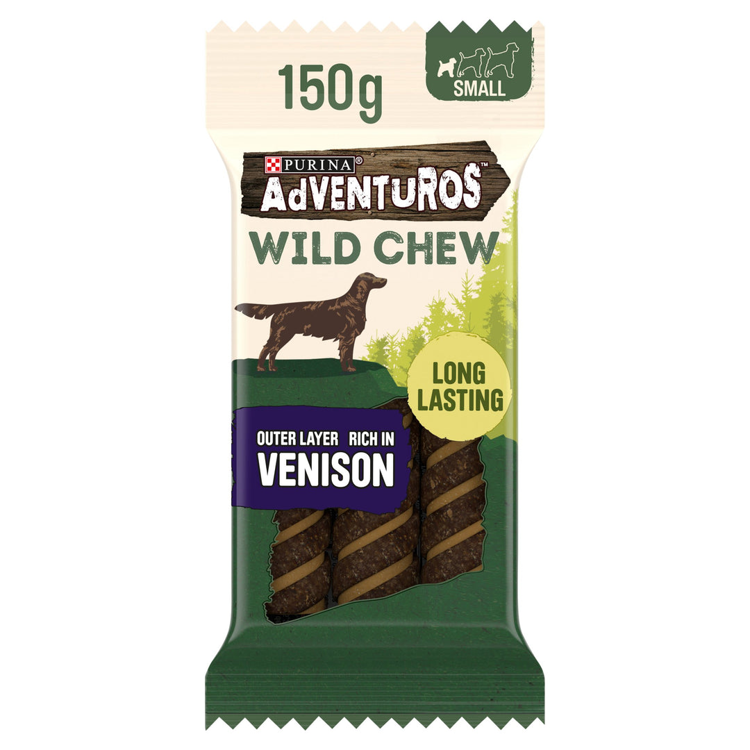 Adventuros Wild Chew Dog Treat with Venison