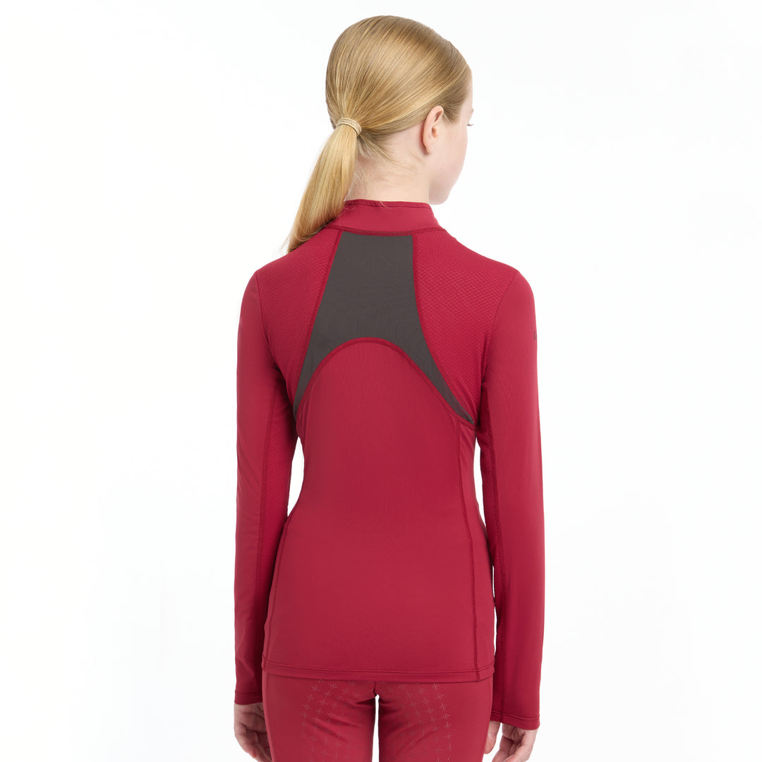 LeMieux Young Rider Mia Mesh Baselayer - Ember