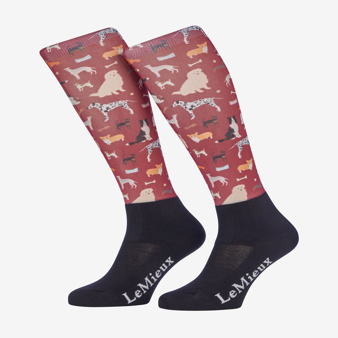 LeMieux Ladies Footsie Socks Ember Dogs