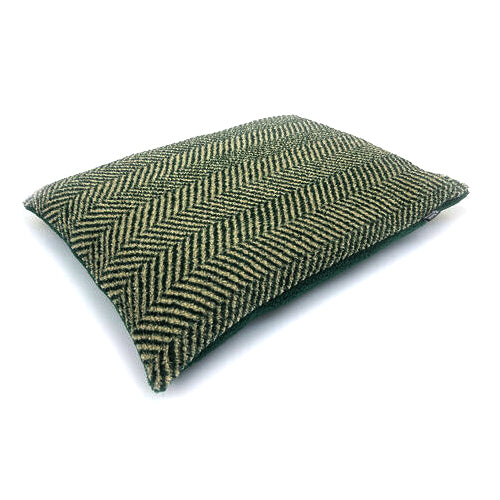 The Danish Design Fleece Herringbone Duvet Cover in Green#Green