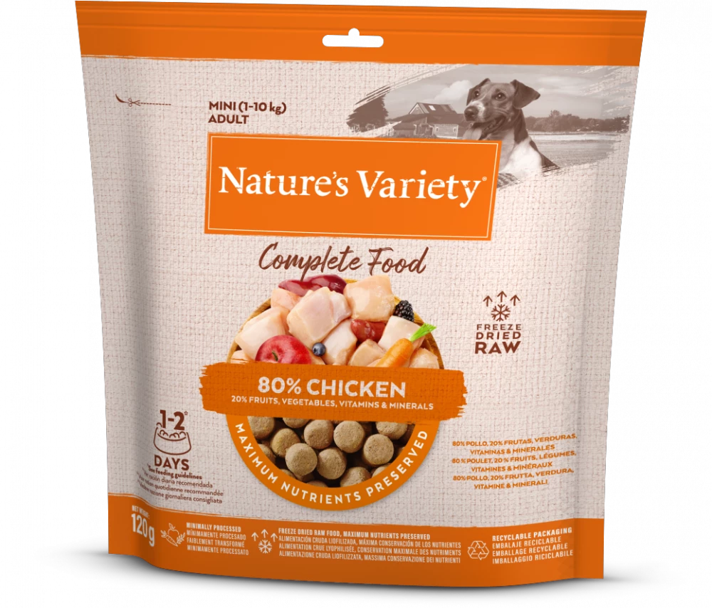 Natures Variety Pure Freeze Dried Chicken 120g 120g