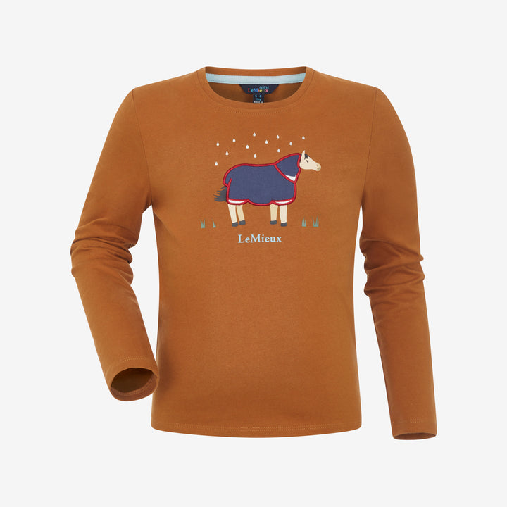 LeMieux Mini Jessie Long Sleeve Top - Ginger