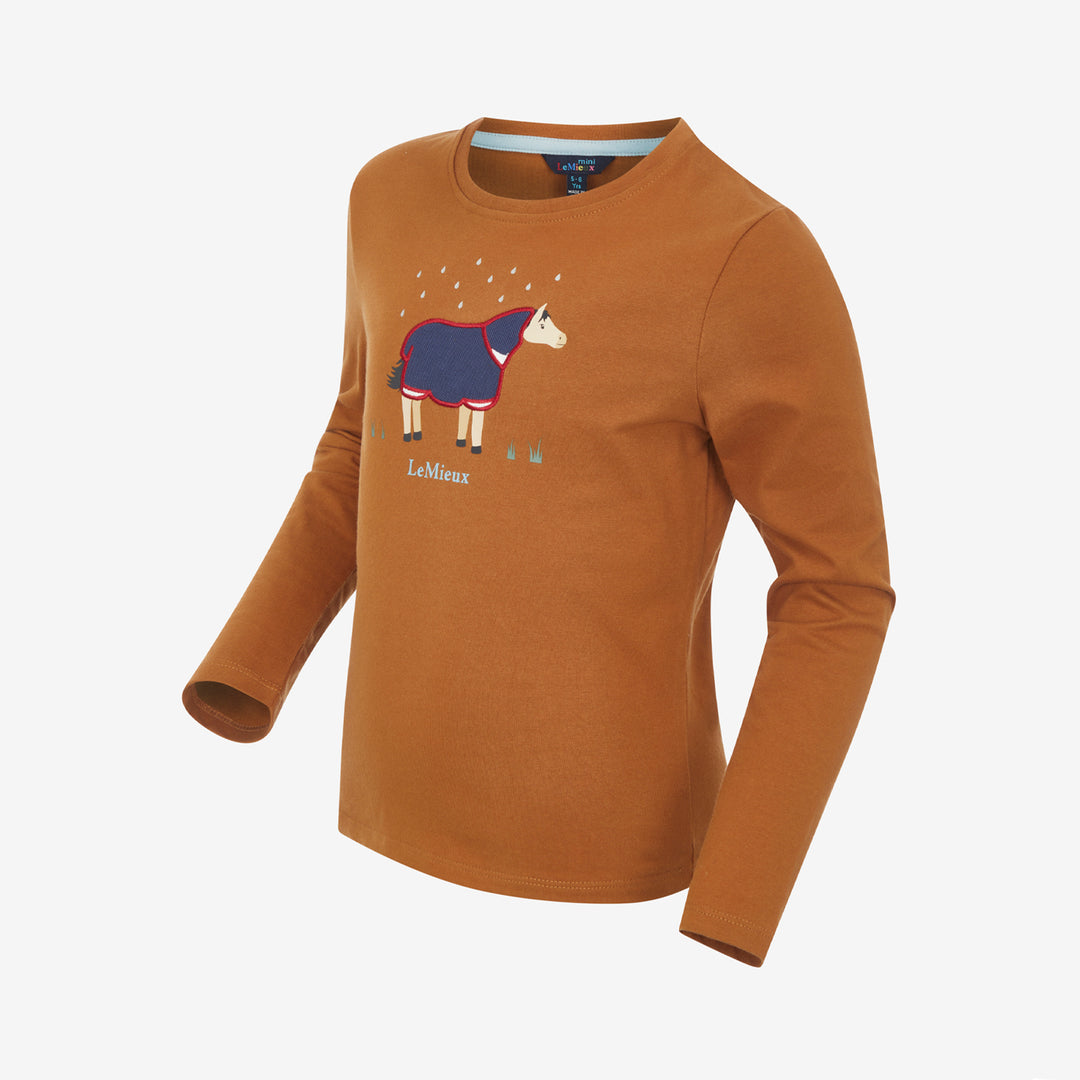 LeMieux Mini Jessie Long Sleeve Top - Ginger