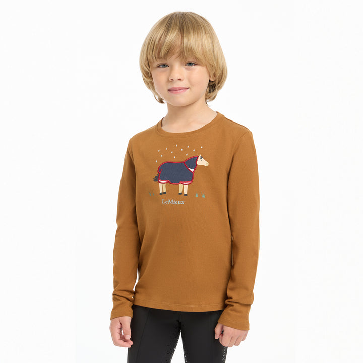 LeMieux Mini Jessie Long Sleeve Top - Ginger