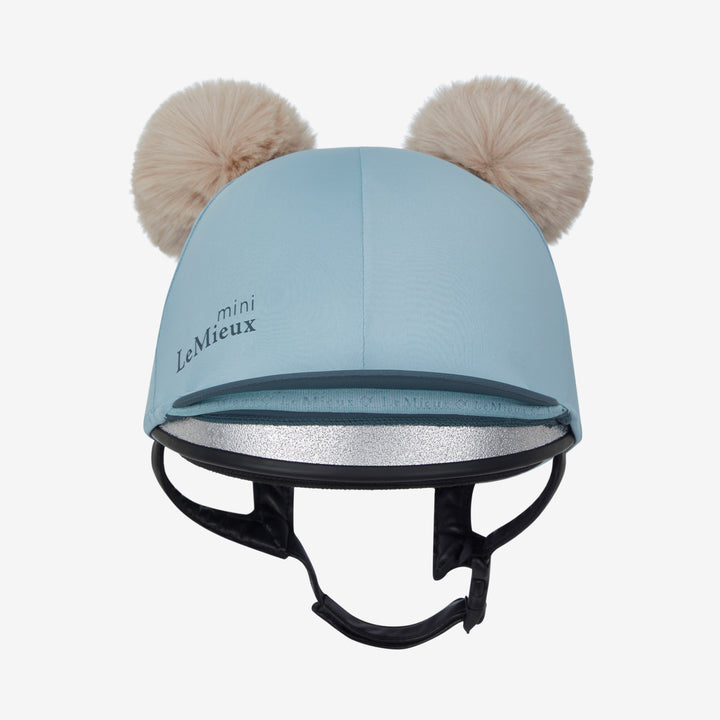 LeMieux Mini Double Pom Hat Silk - Glacier