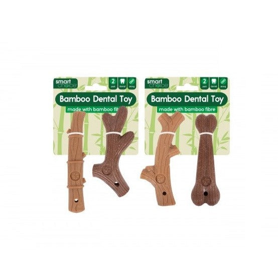 Smart Choice Dental Bamboo Dog Toy