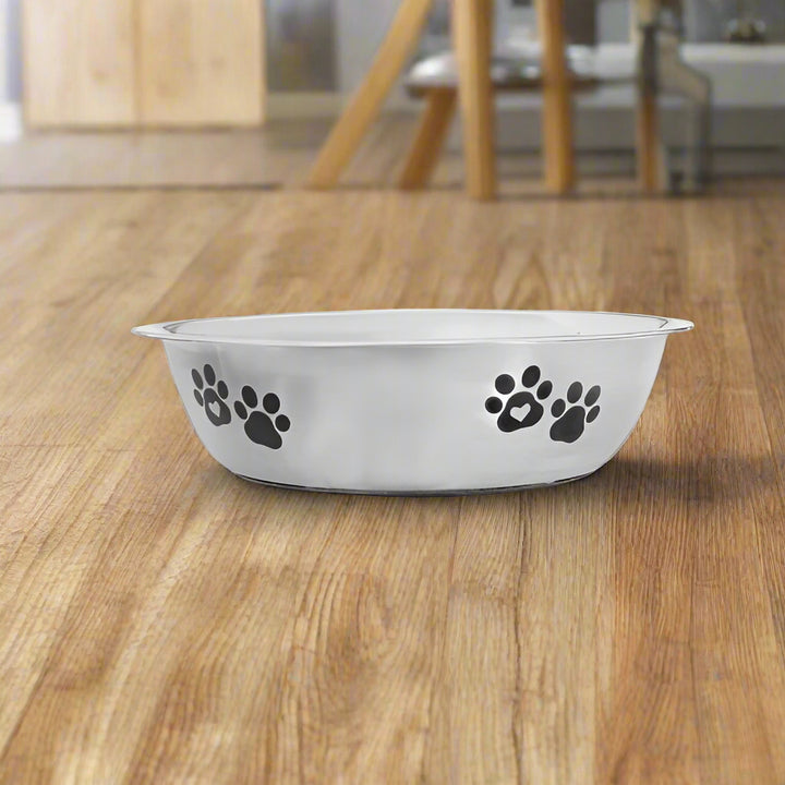Smart Choice Polished Stainless Steel Pet Bowl