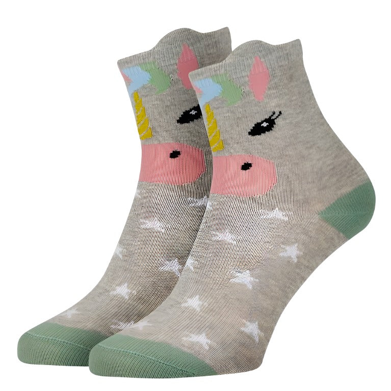LeMieux Kid's Charm Unicorn Character Socks (2 Pack)