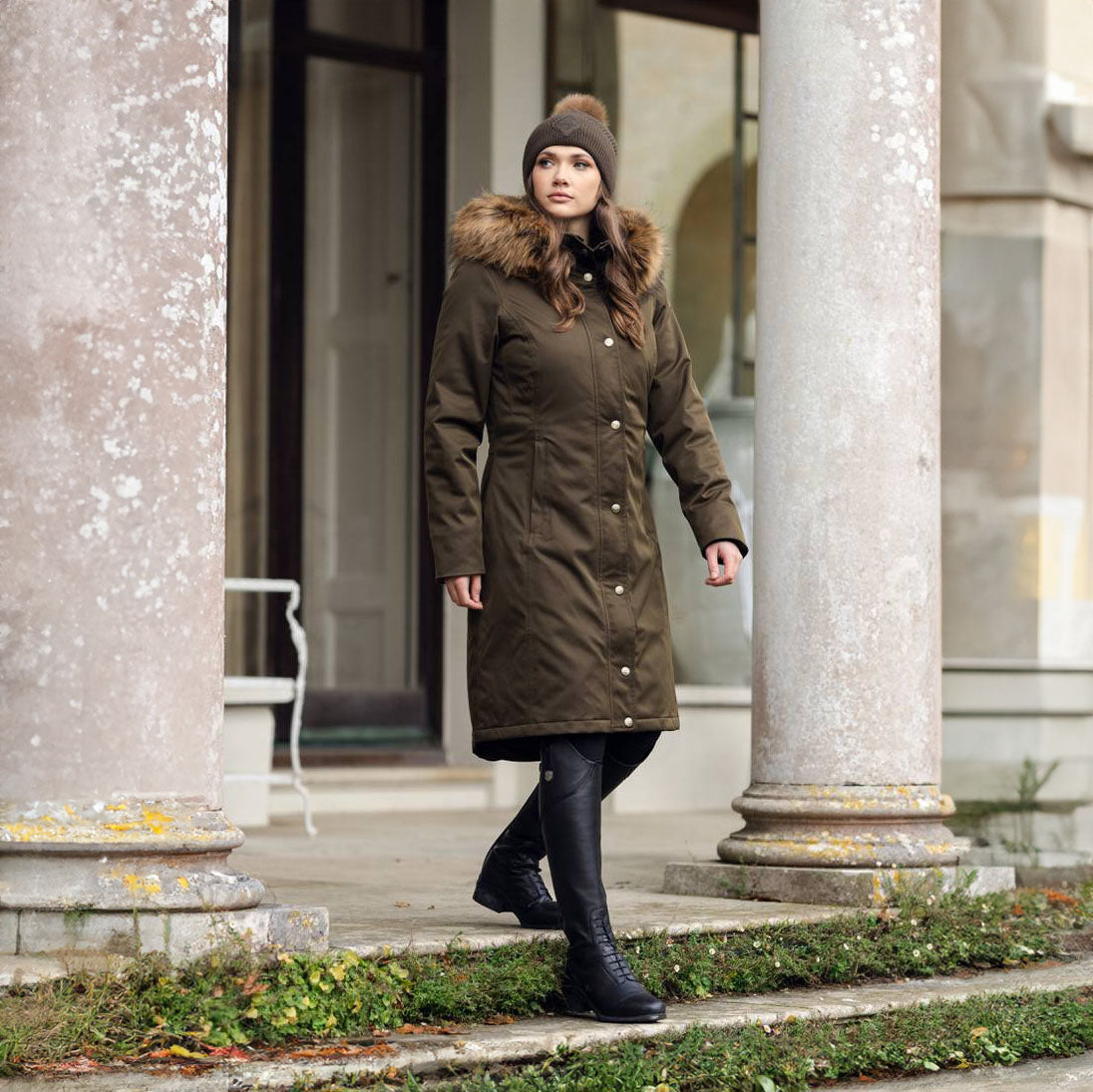 LeMieux Ladies Anya Waterproof Riding Coat Alpine Alpine