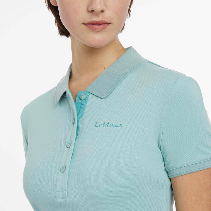 LeMieux Ladies Classique Polo Shirt - Aqua