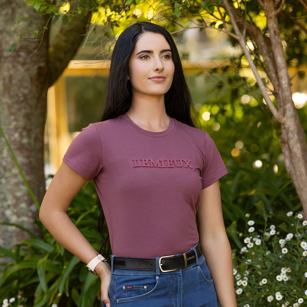 LeMieux Ladies Classique T-Shirt - Rosewood