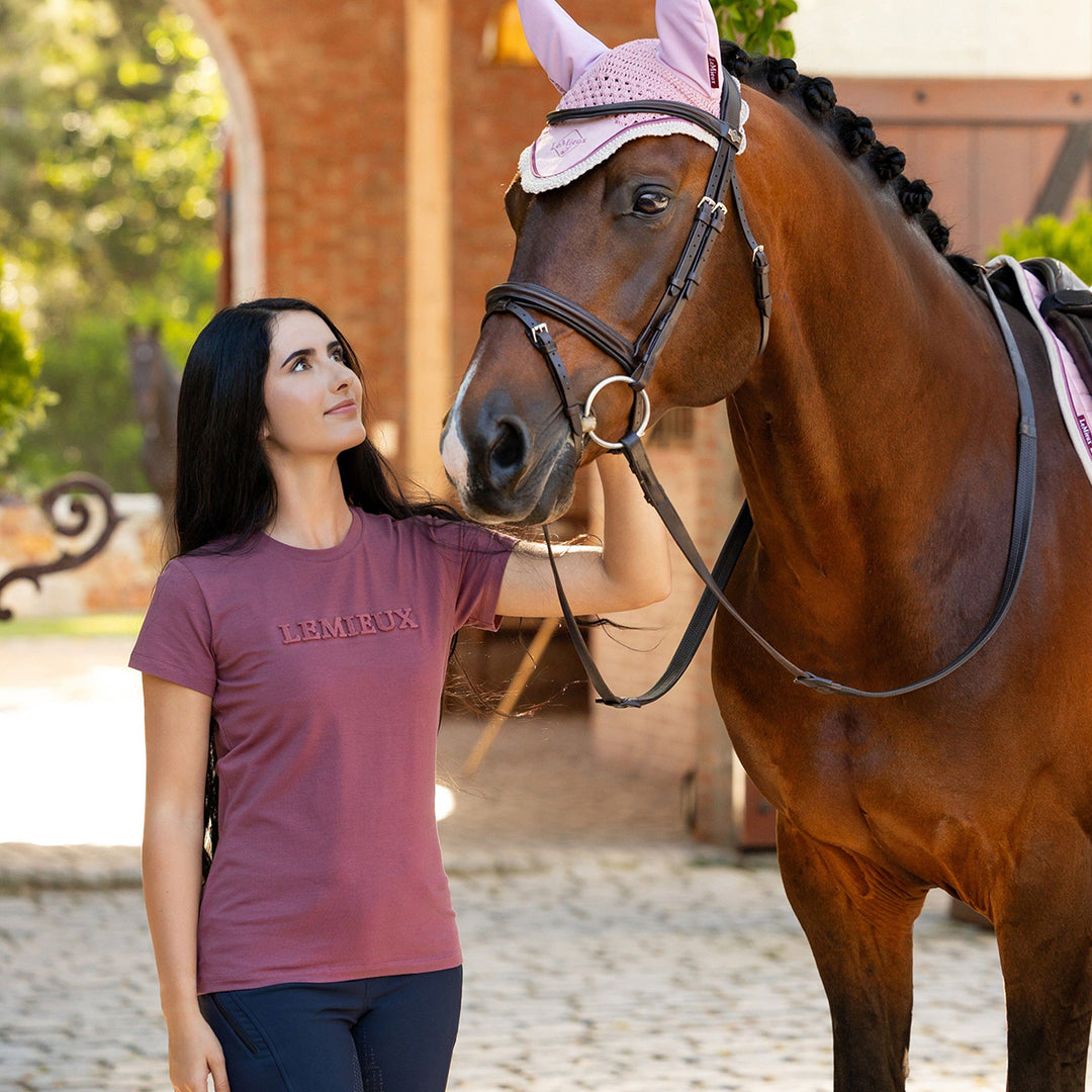 LeMieux Ladies Classique T-Shirt - Rosewood