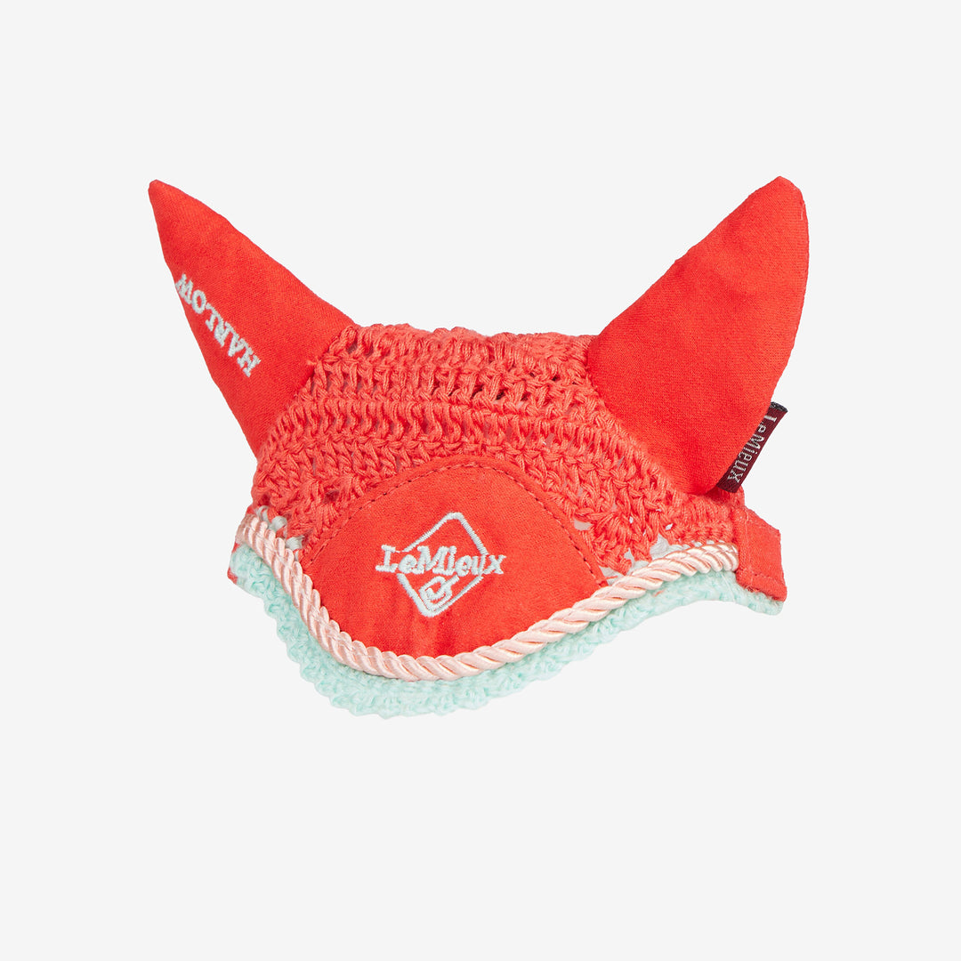 LeMieux Harlow Toy Pony Fly Hood - Coral Crush