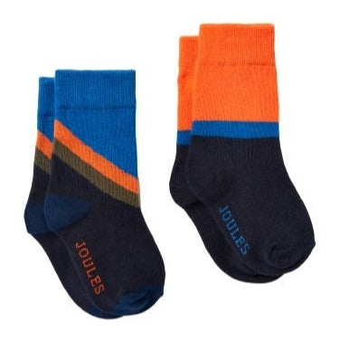 Joules Boy Brill Bamboo 2 Pack Socks
