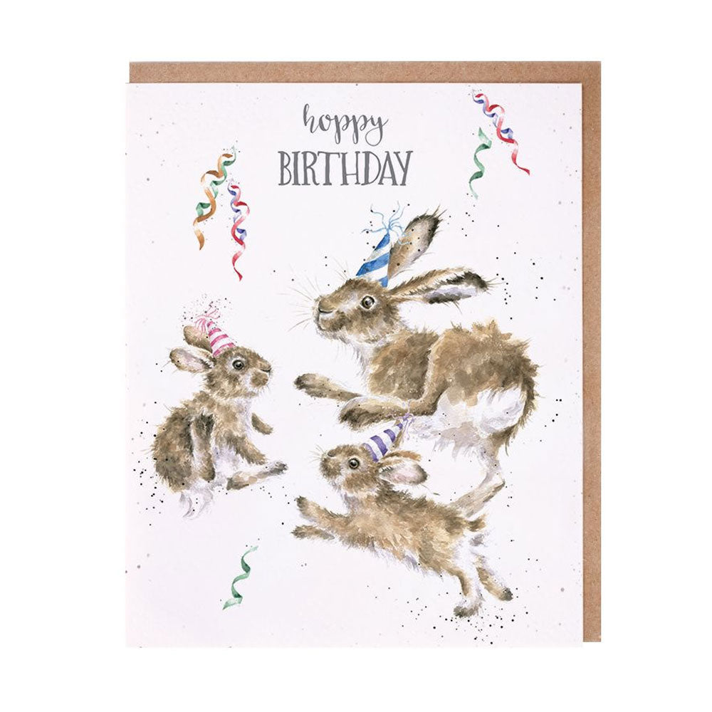 Wrendale Hoppy Birthday Greetings Card