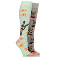 Wild Feet Ladies Donkey 2 Pack Knee High Socks