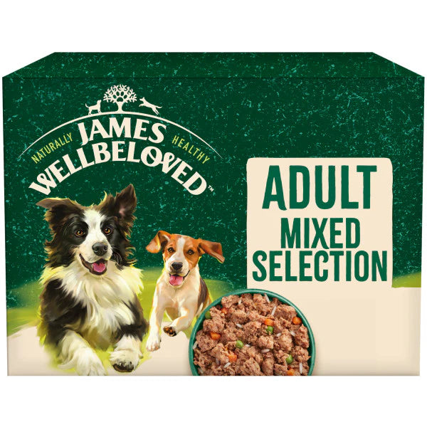 James Wellbeloved Adult Dog Tins with Chicken, Turkey & Lamb