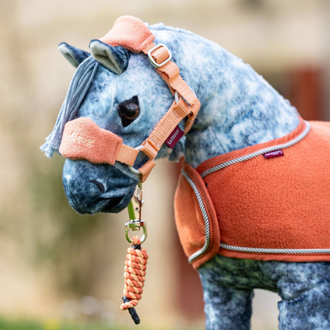 The LeMieux Mini Pony Toy Headcollar in Apricot#Apricot