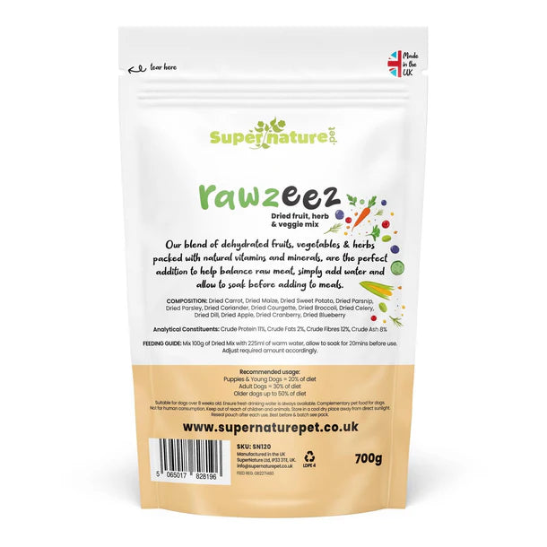 Natures Grub Rawzeez Dried Fruits & Veg Mix