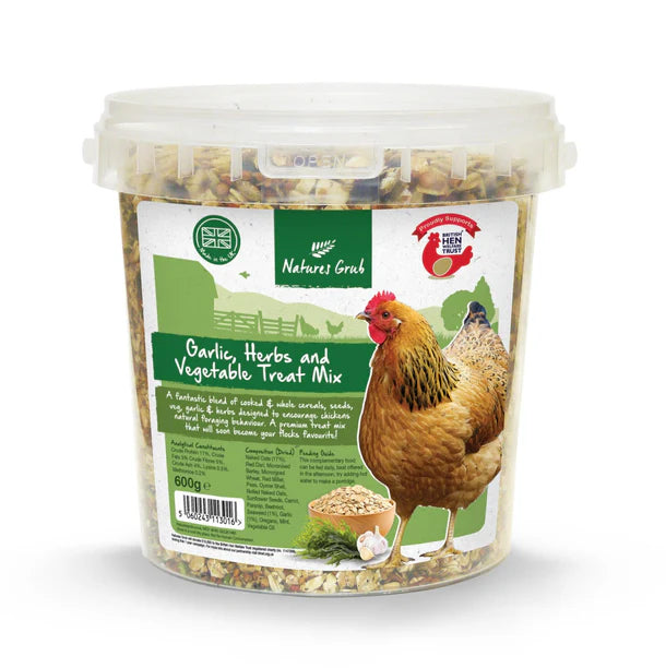 Natures Grub Garlic Herbs & Vegetable Treat Mix