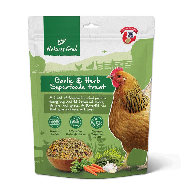 Natures Grub Garlic & Herb Superfoods Treat