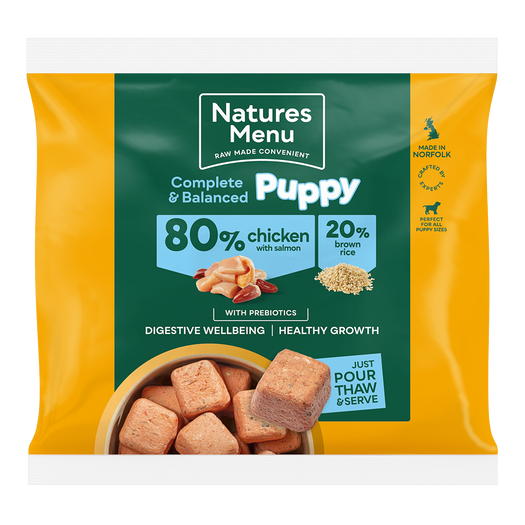 Natures Menu Nuggets 80/20 Puppy Chicken & Salmon With Grain 1kg 1kg