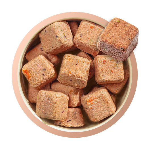 Frozen rabbit online dog food