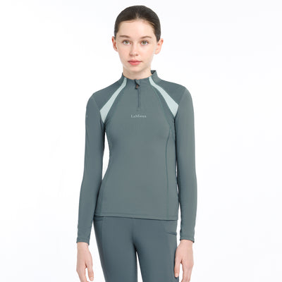 Haut D'équitation LeMieux My LeMieux Femme, Violet, Taille XL, 1/4 Zip