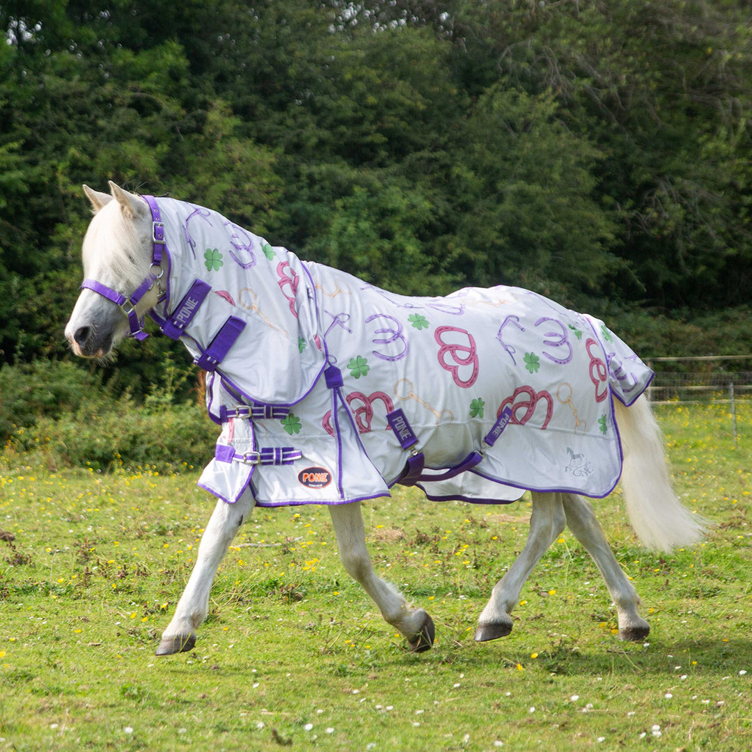 Gallop PONIE Bits of Luck Mesh Combo Fly Rug