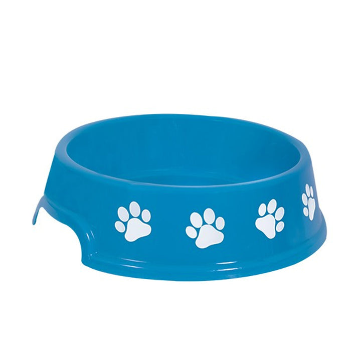 Smart Choice Plastic Printed Paw Print Pet Bowl