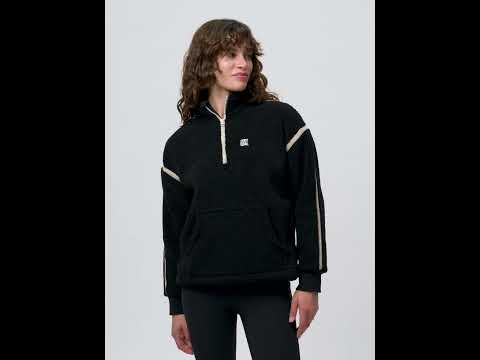 LeMieux Ladies Avery Teddy Quarter Zip Fleece - Black